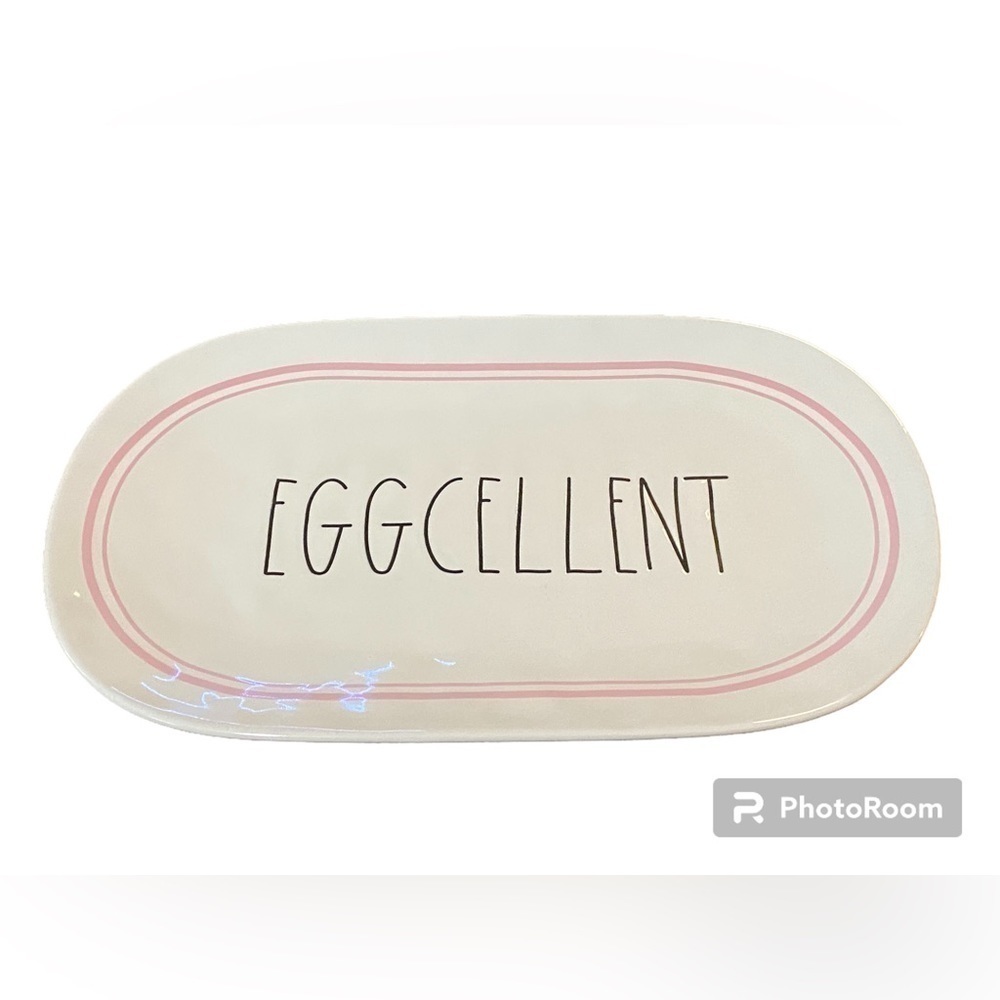 Rae Dunn Eggcellent serving tray
